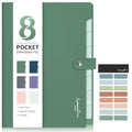 Sooez Elegant Accordion File Organizer, 8 Pocket Essentials