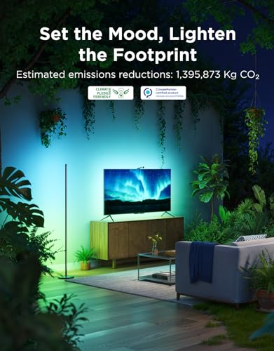 Classic Govee RGBIC Floor Lamp Basic, 1000lm LED for Daily Use