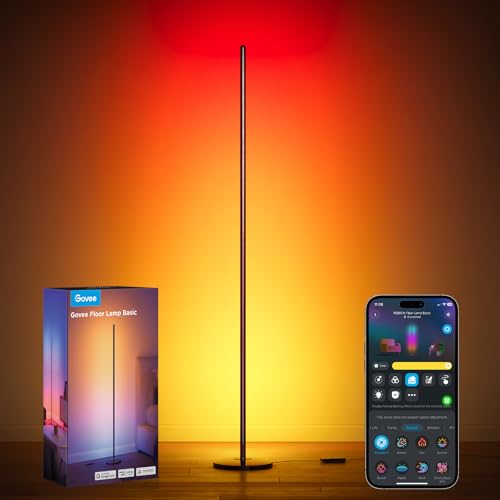 Classic Govee RGBIC Floor Lamp Basic, 1000lm LED for Daily Use