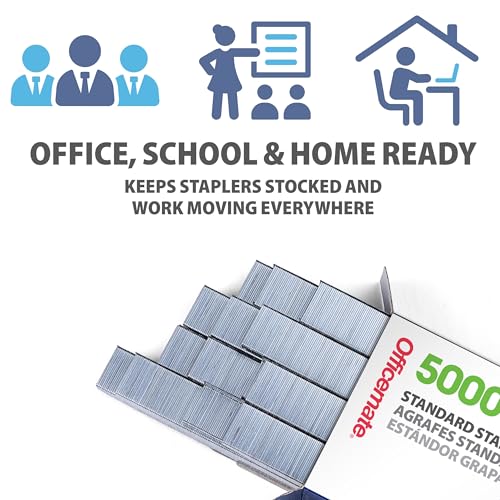 Eco-Friendly Officemate Standard Staples, 10 Boxes General Purpose Set