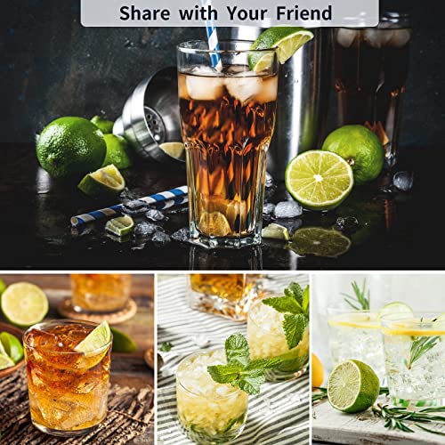 Eco-Friendly Ice Cube Trays Set of 2, effortless Release 15 soft-bottom